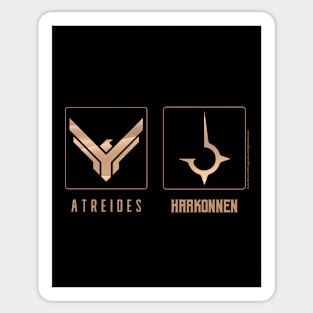 Dune Factions, Atreides and Harkonnen Sticker